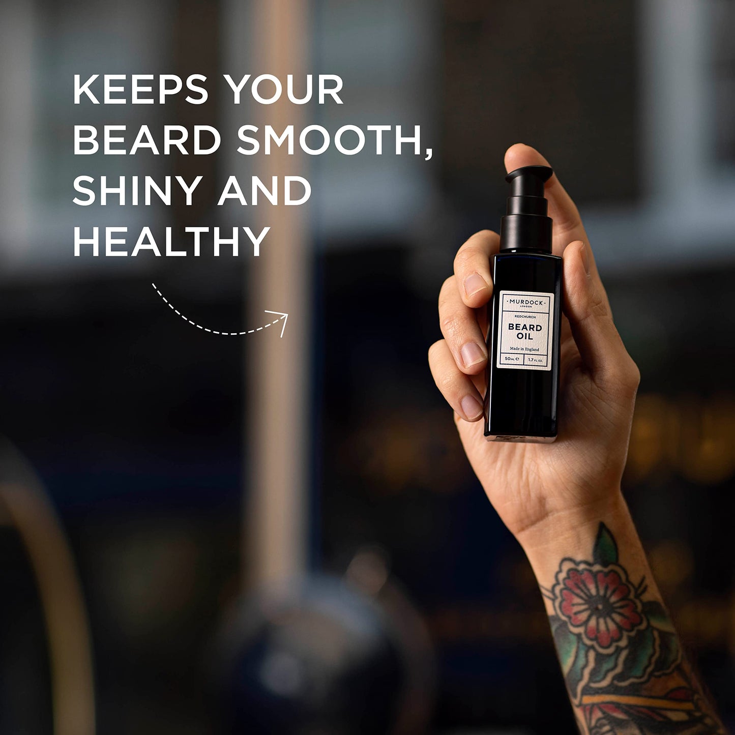 - Murdock London Natural Beard Oil for Men | Organic Scent Beard Oil for Healthy growth & Nourishment -