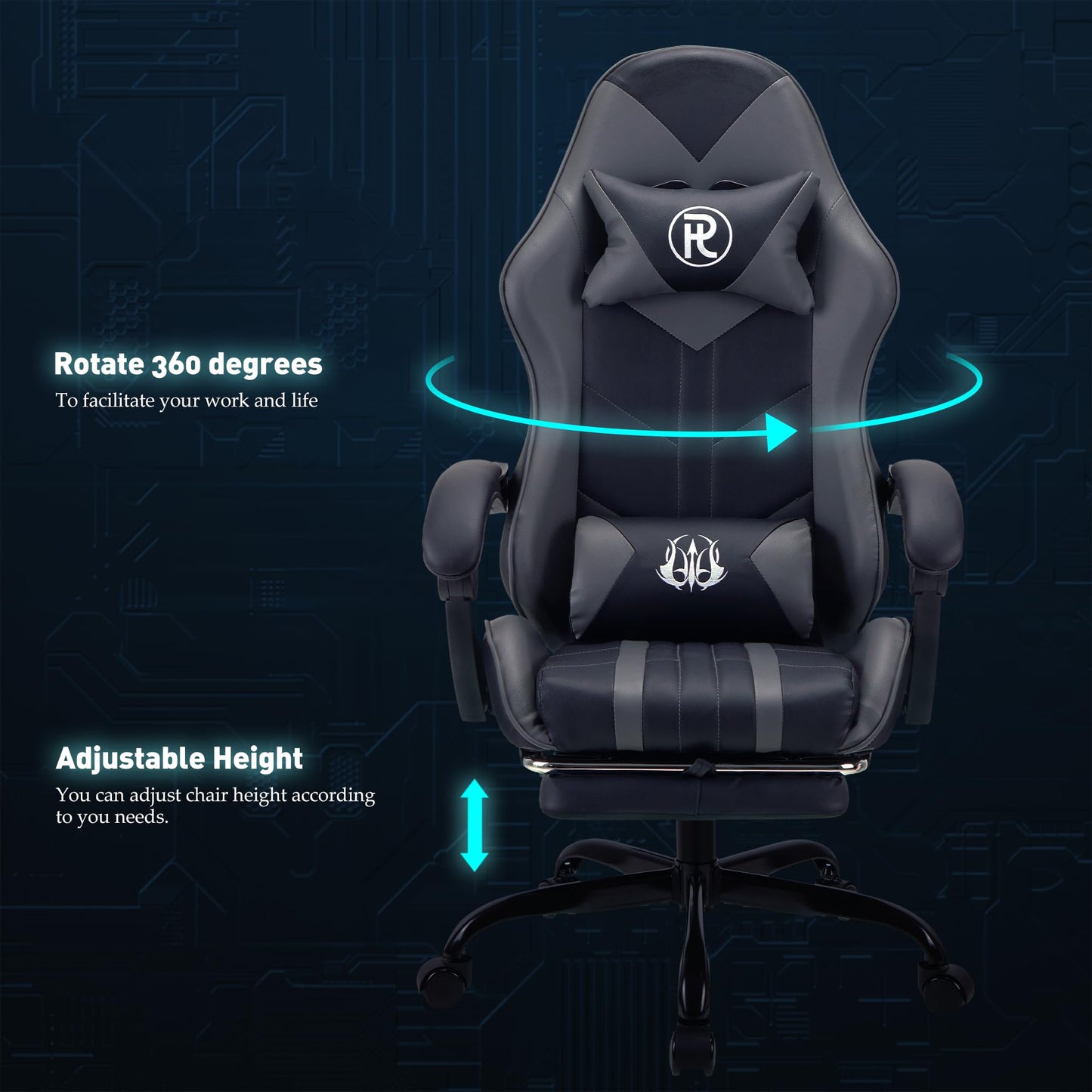 - Play haha | Gaming Chair | Racing Chair | Leather | Computer Chair -