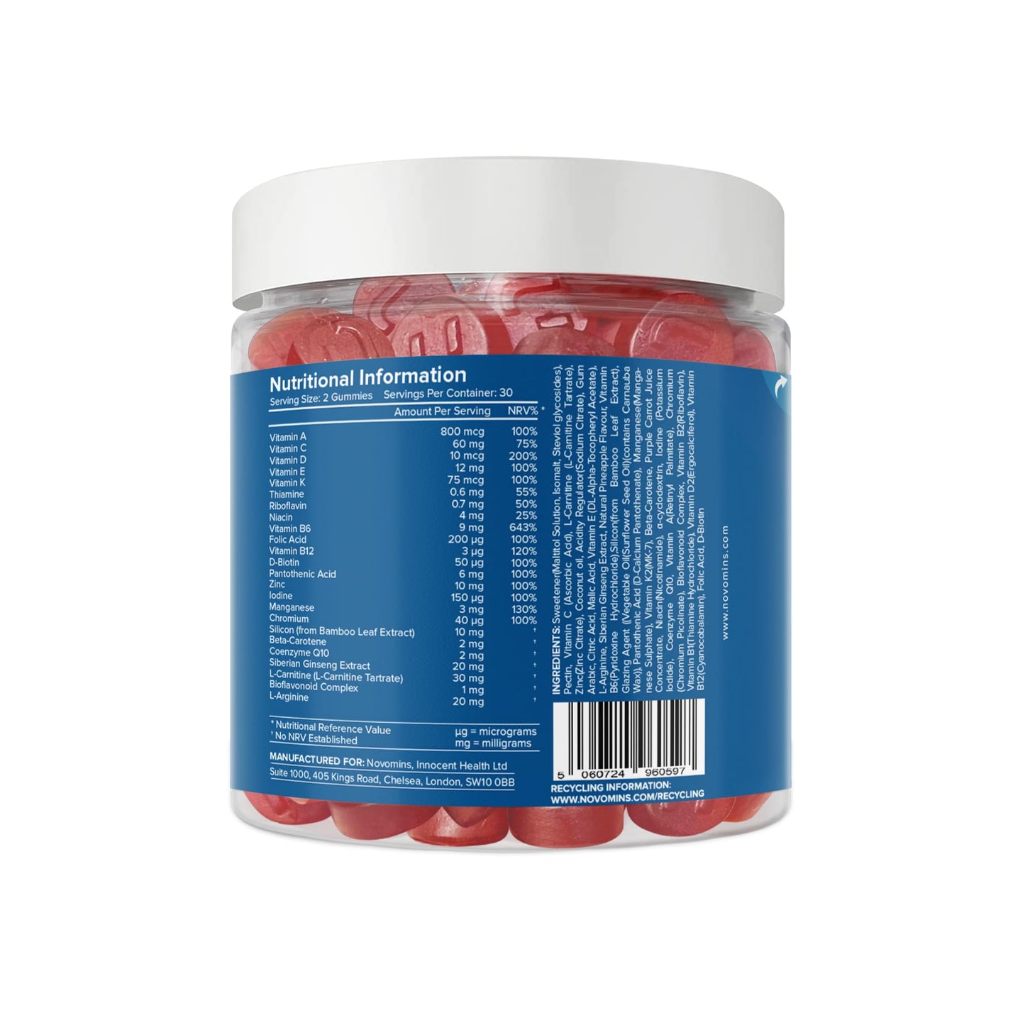 - Novomins Multivitamin Gummies for Men | 24 Essential Multi Vitamins and Minerals for Men –