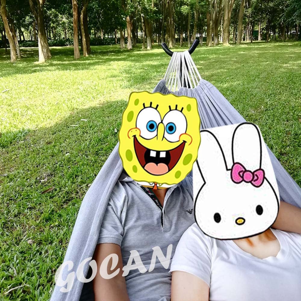 - GOCAN Brazilian Double Hammock | 2 Person Extra Large Canvas | 220x150cm Total Length -