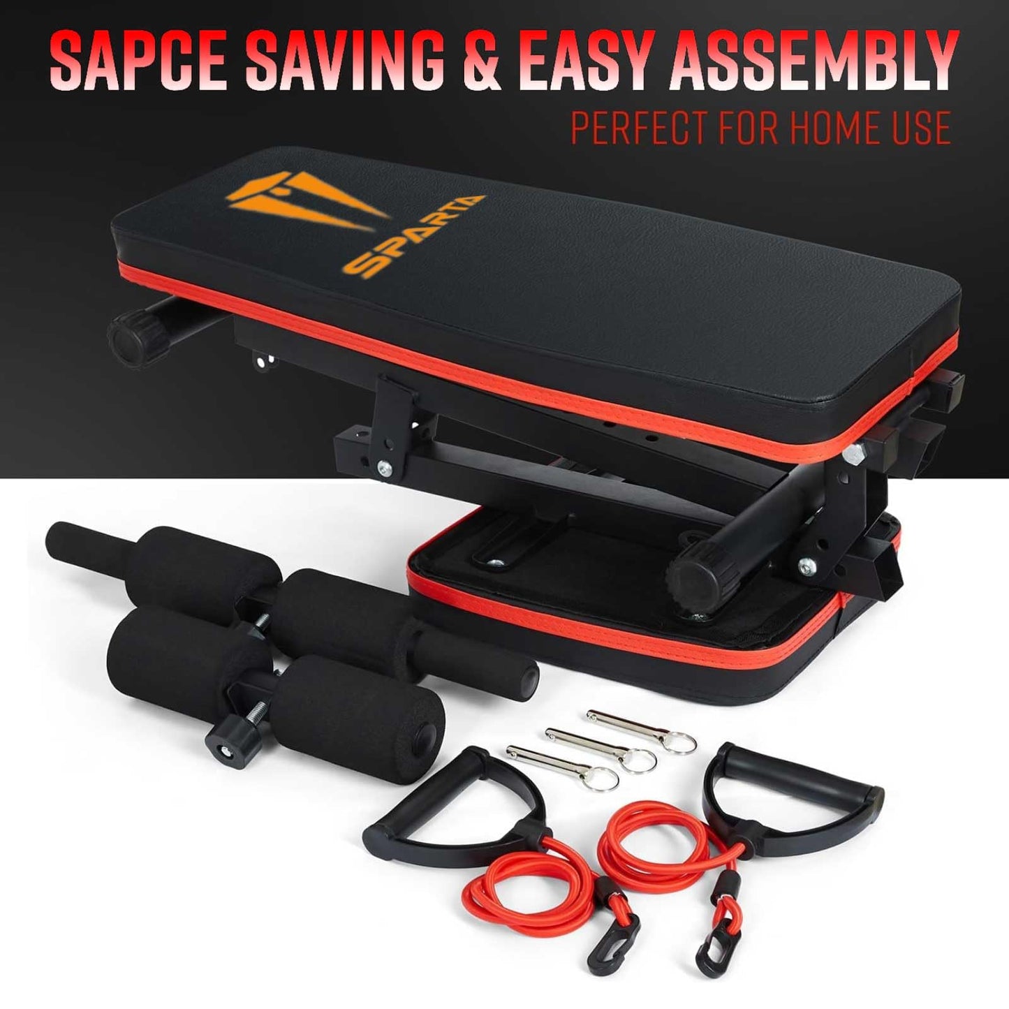 Adjustable and Foldable Weight Bench Weightlifting Utility Sit up ab Incline Decline Flat Bench Press for Full Body workout out Home Gym