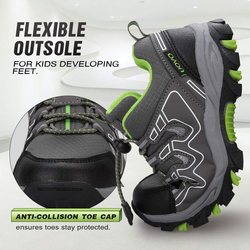 - UOVO Boys Trainers Kids - Walking Shoes Low - Children Waterproof -