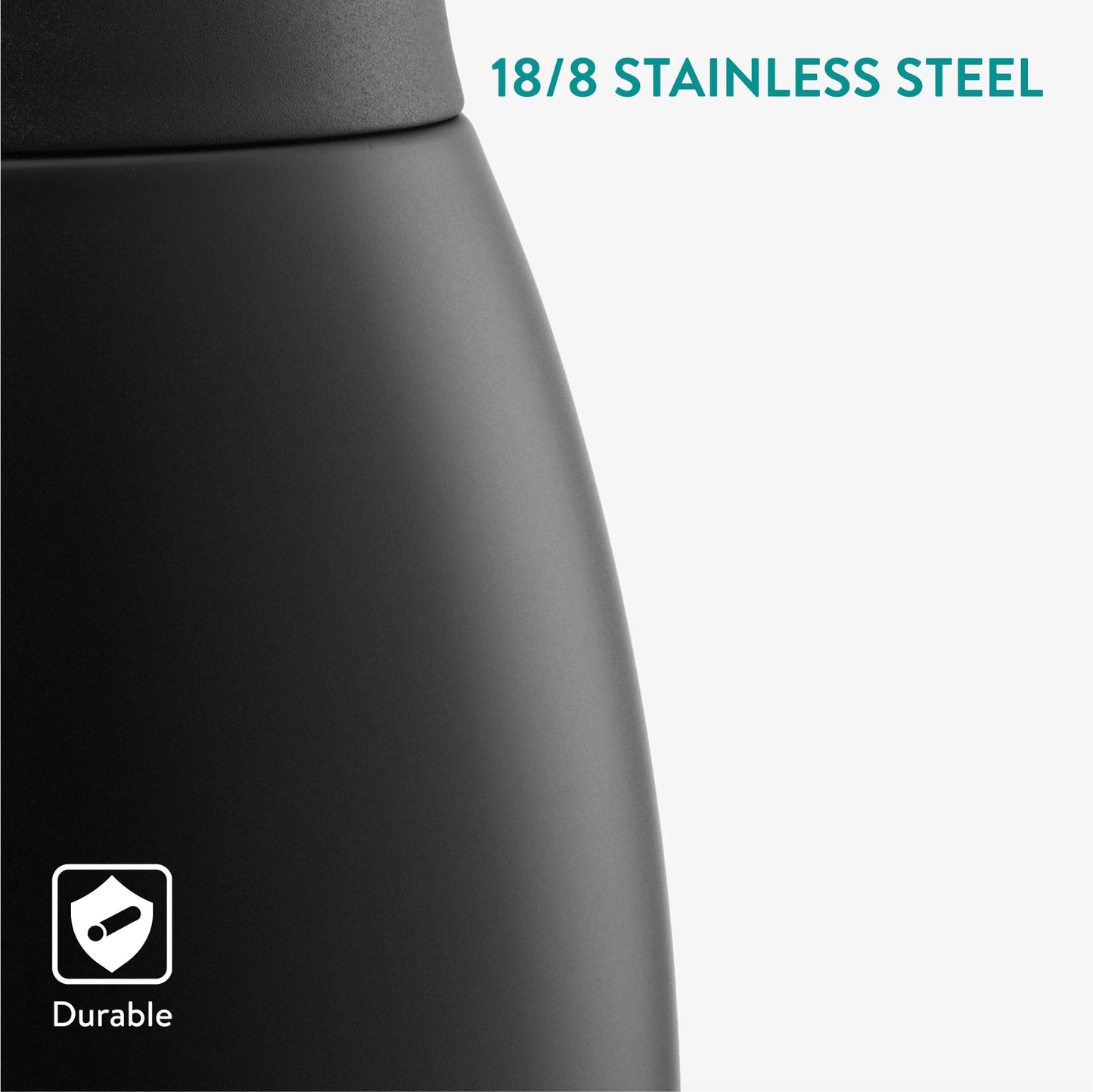 - Navaris Insulated Coffee Server | Matte Black Stainless Steel Carafe -