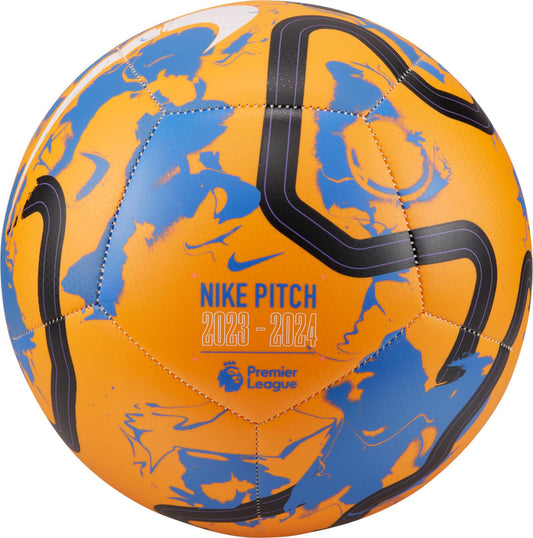 - NIKE Premier League Pitch Football 2023/24 | (Size 5, Orange Blue) -