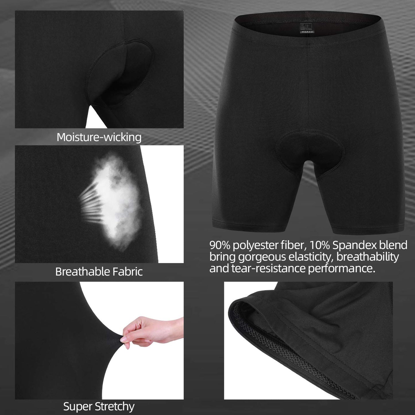 - Ohuhu Cycling Shorts | Padded Cycling Shorts -