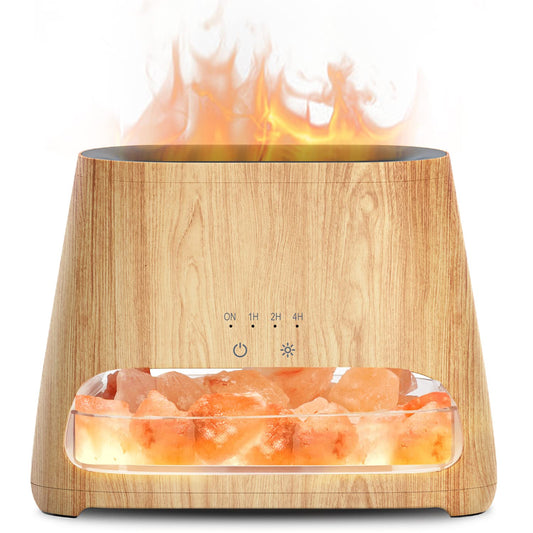 - SALKING 2-in-1 Ultrasonic Essential Oil Diffuser | Himalayan Salt Lamp -
