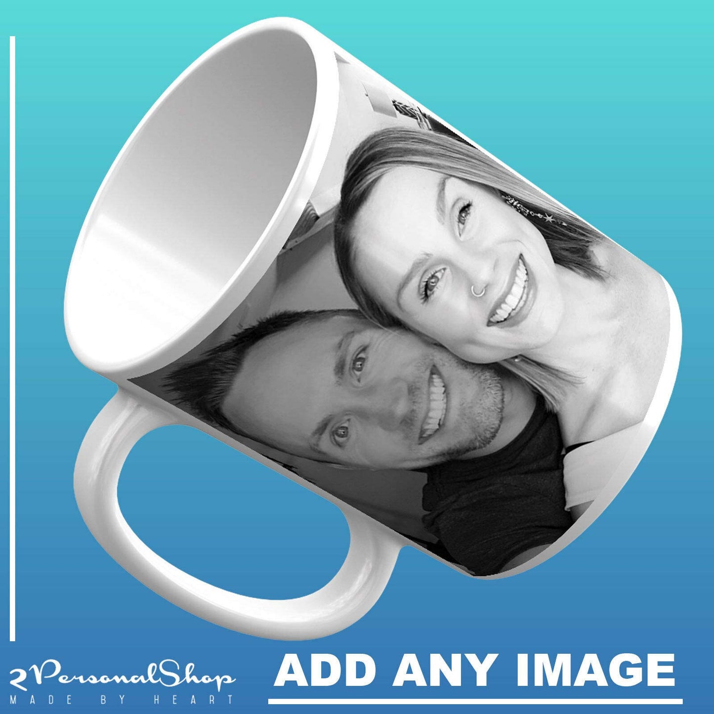 - Personalised Photo Mug Cup 11oz | Custom Design with Your Image, Name, Logo or Text -