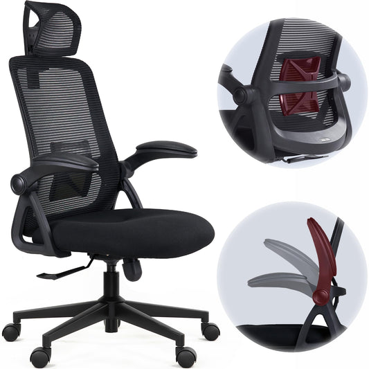 - Realm of Thrones CAPTAIN Ergonomic Office Chair | Metal Base Heavy Duty Home Office Mesh Desk Chair -
