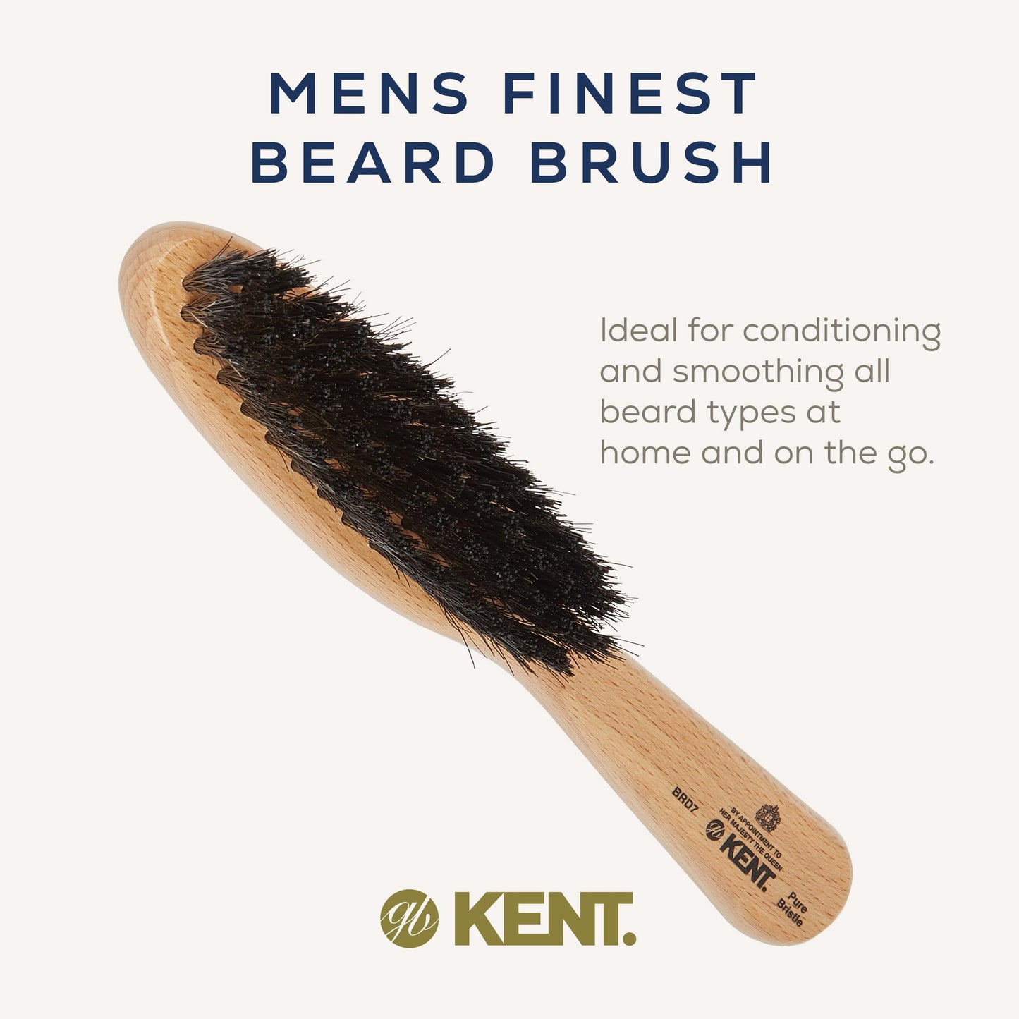 - Kent Brushes Mens Finest Beard Brush | Ideal for Conditioning and Smoothing Beards -