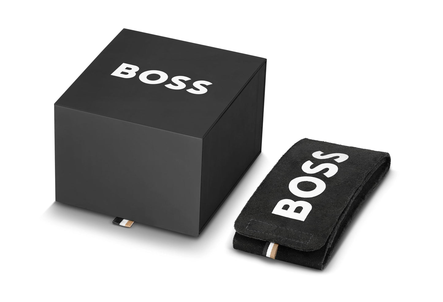 BOSS Analogue Quartz Watch for Men with Black Leather Strap - 1513369