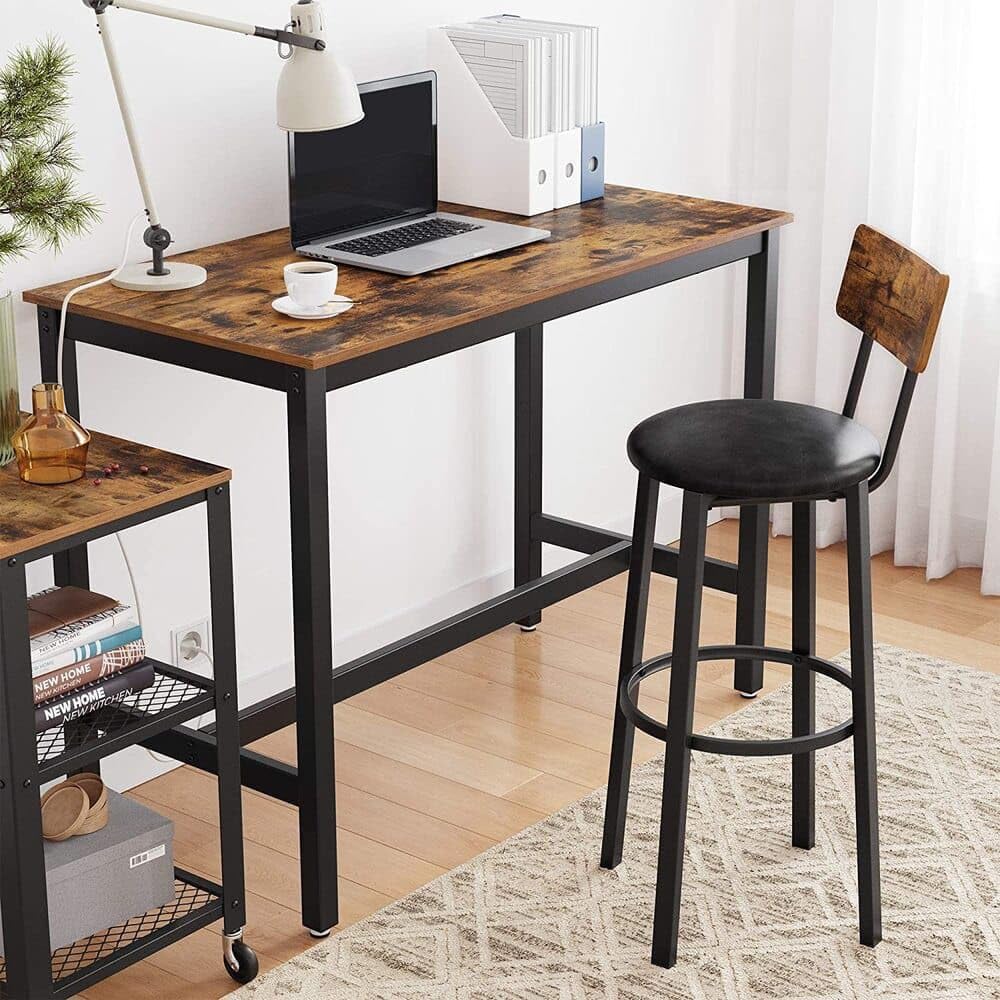 - VASAGLE Bar Table, Industrial Kitchen Table -