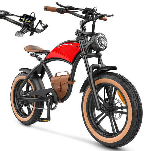 - Ebikes for Adults |13Ah Battery | Hidoes B10 25Km/h Fat Tire Electric Bike | 250W 60N·M Torque Electric Bicycle -