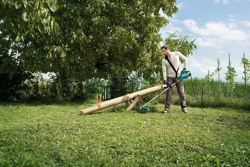 Bosch Home and Garden Brush Cutter AFS 23-37 (950 W, cutting diameter blade: 23 cm, cutting diameter line: 37 cm, in carton packaging)