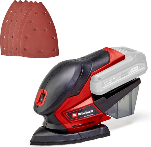 - Einhell Power X-Change Cordless Detail Sander | 18V Electric Sander -