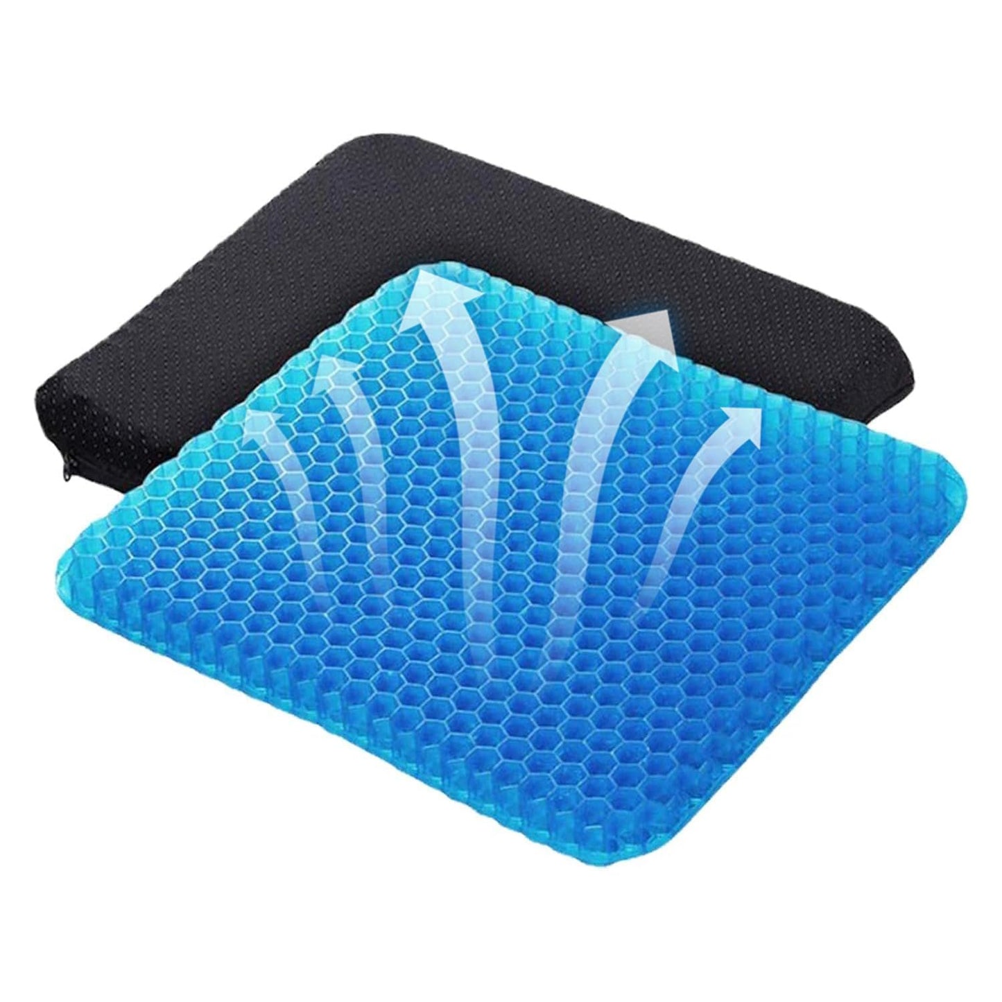 - Orthopaedic Gel Seat Cushion | Non-Slip Pillow | Back Support Cushion -