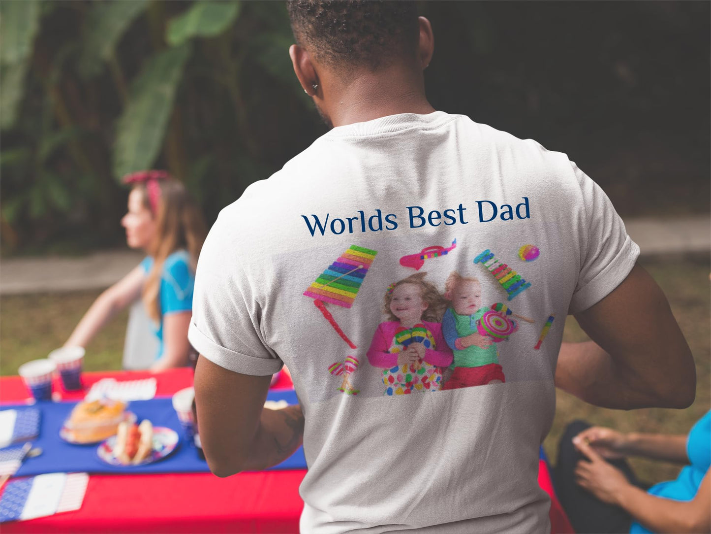 - Navy Personalised Mens T-Shirts UK | Customise With Any Text And Photo -