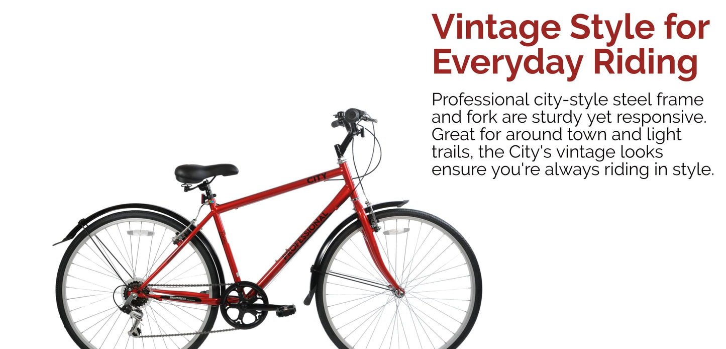 - Professional City 700c Wheel | Mens Hybrid Touring Trekking Bike Bicycle -