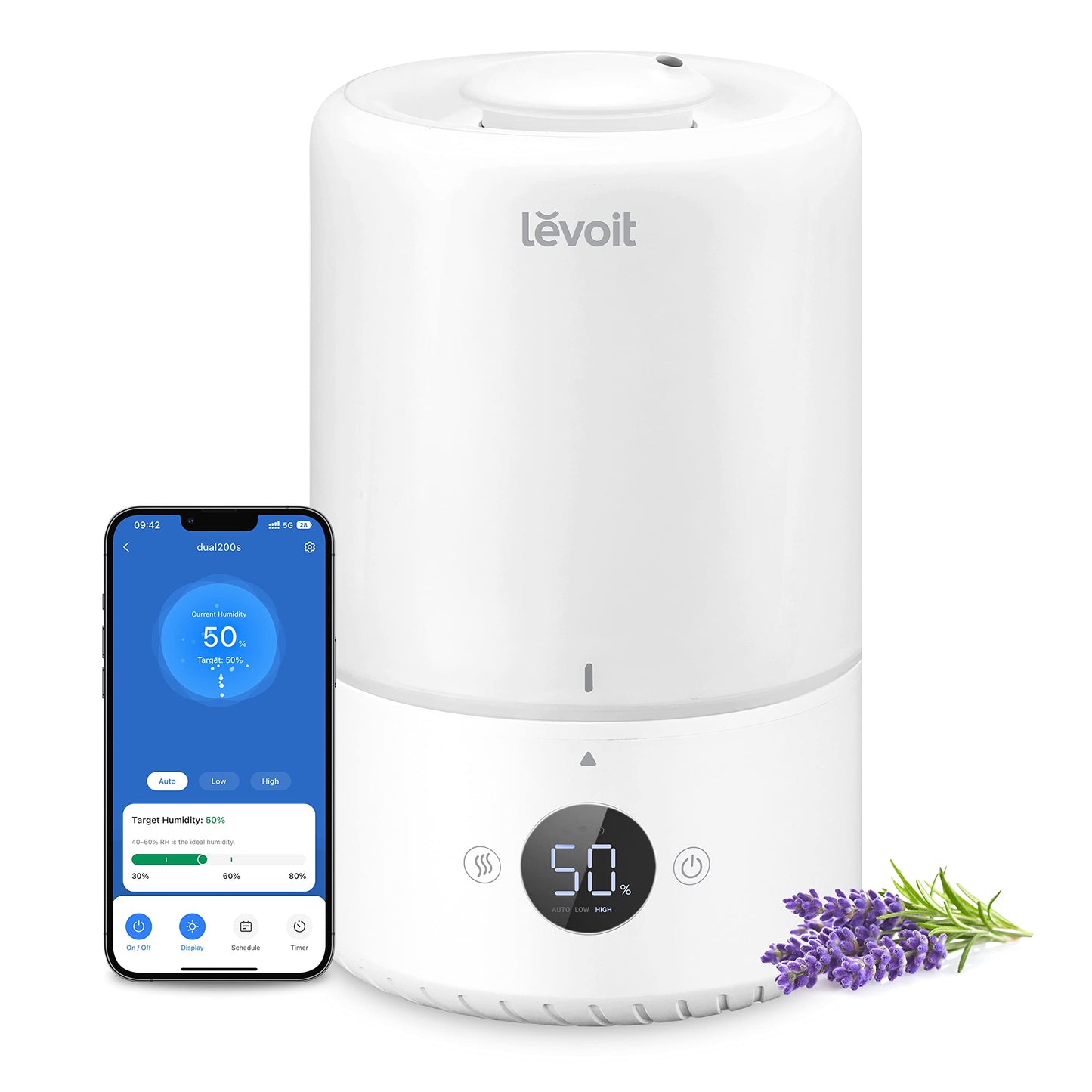 - LEVOIT Humidifiers for Bedroom | 3L | Top-Fill Cool Humidifier -