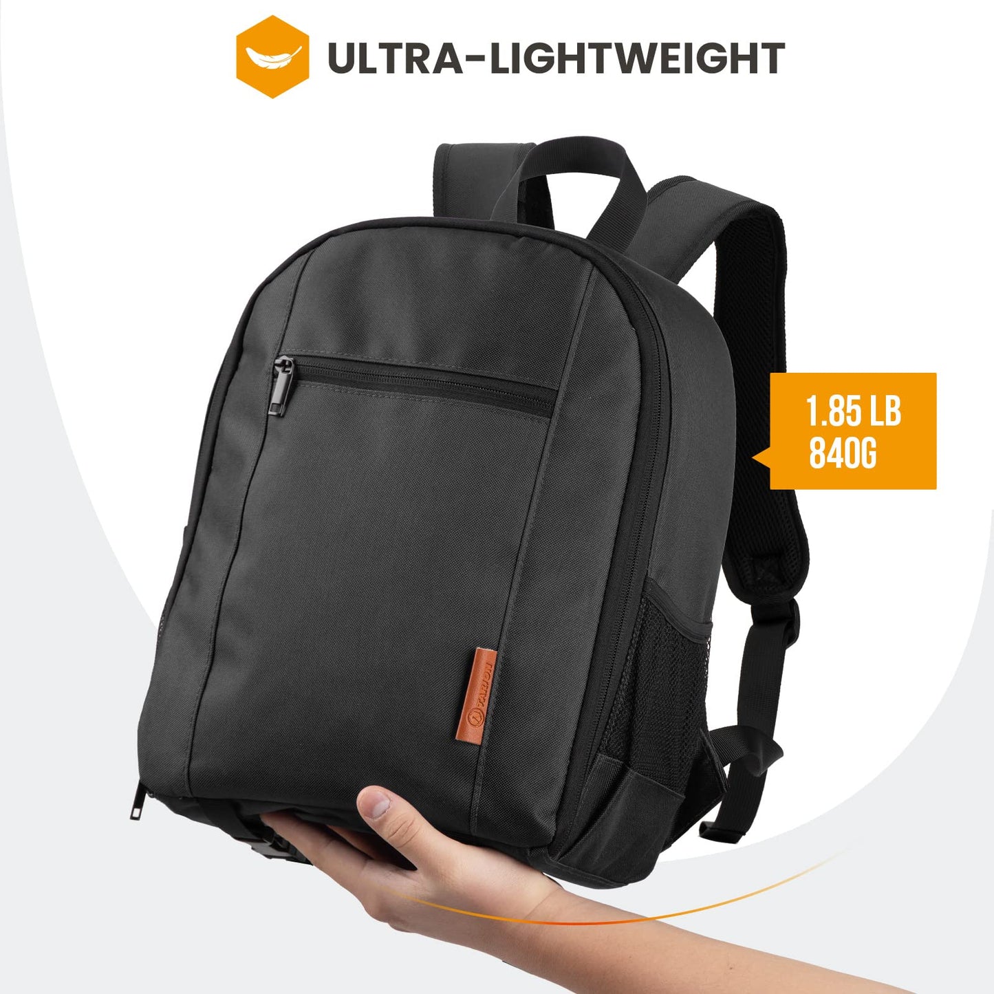 - TARION Camera Backpack | Waterproof Case |  Rain Cover | DSLR SLR Camera, Lens, Flash |  Black -