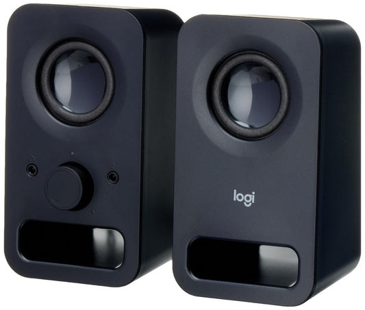 - Logitech Z150 PC Speaker | Stereo Sound | 2 Speakers | 6 Watts Peak Power -
