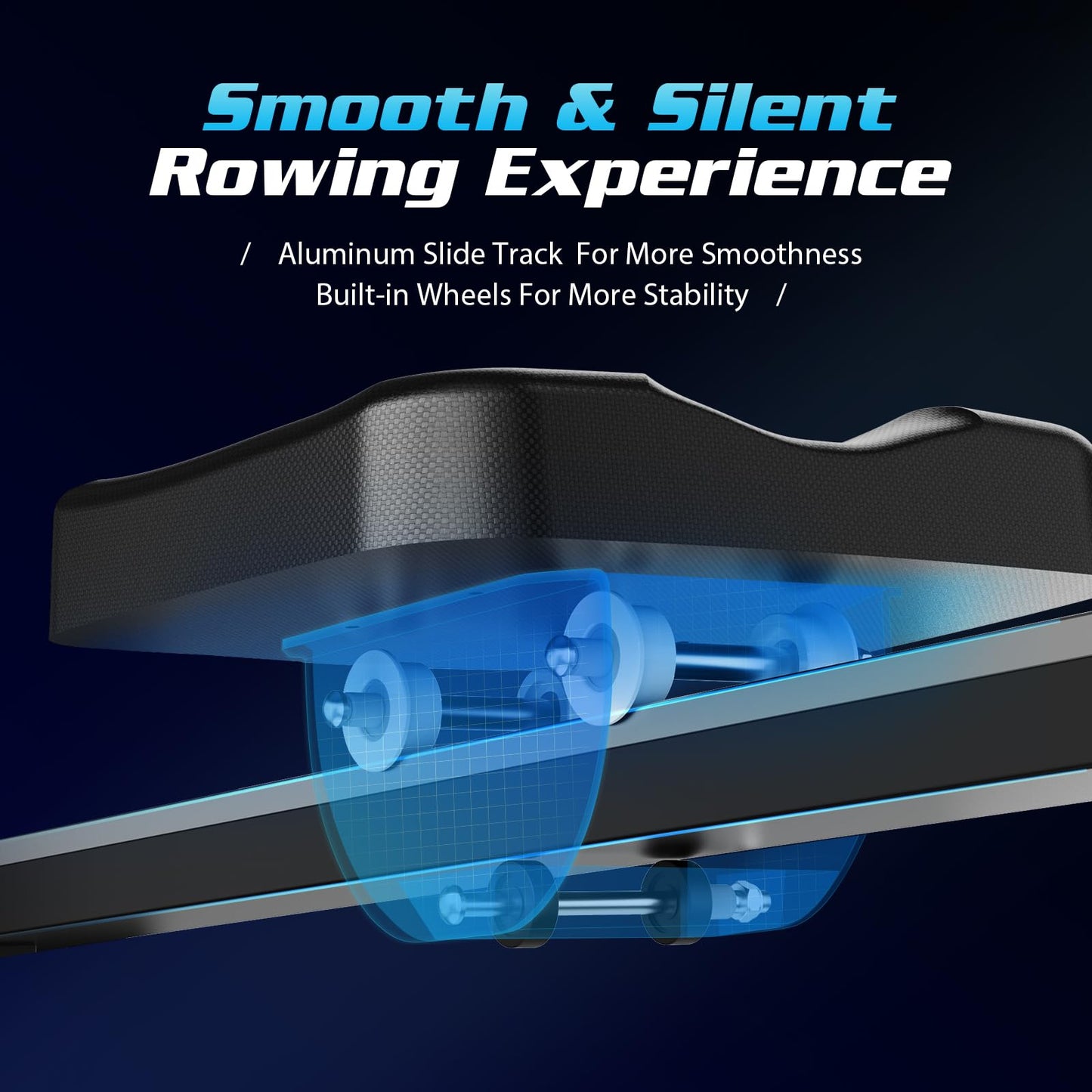 - Dripex Magnetic Rowing Machine for Home Use Rower Machine for Home Gym | Cardio Training Rower with Aluminum Slide Rail | 16 Adjustable Resistance & LCD Monitor -