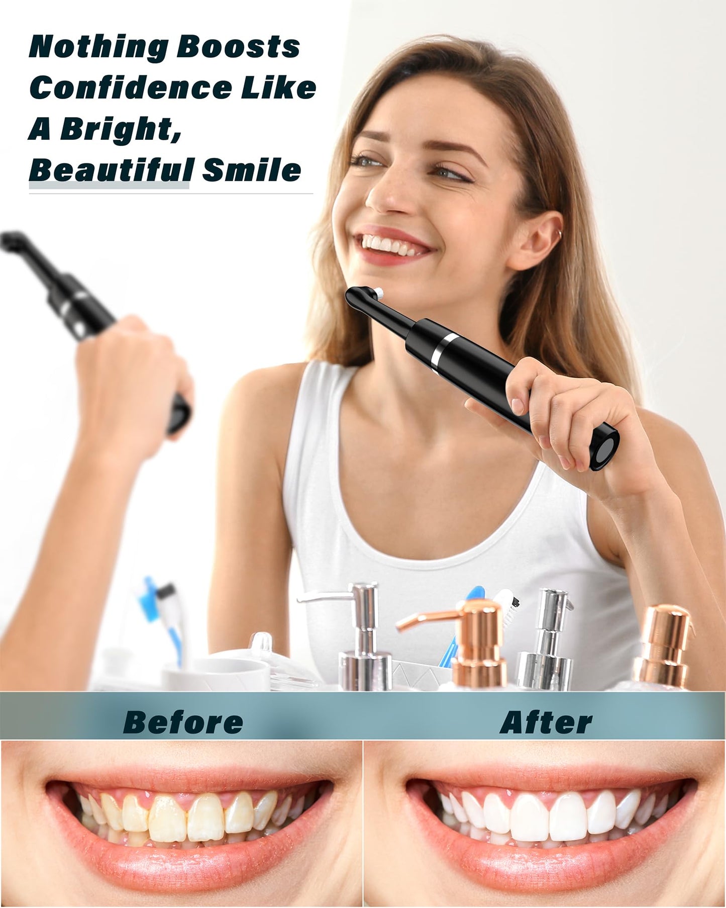- Tooth Polisher | Trueocity Teeth whitening kit | 5 Modes for Plaque Stain Removal -