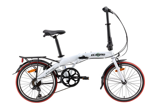 - ECOSMO 20" Lightweight Alloy Folding City Bicycle Bike | 12kg -
