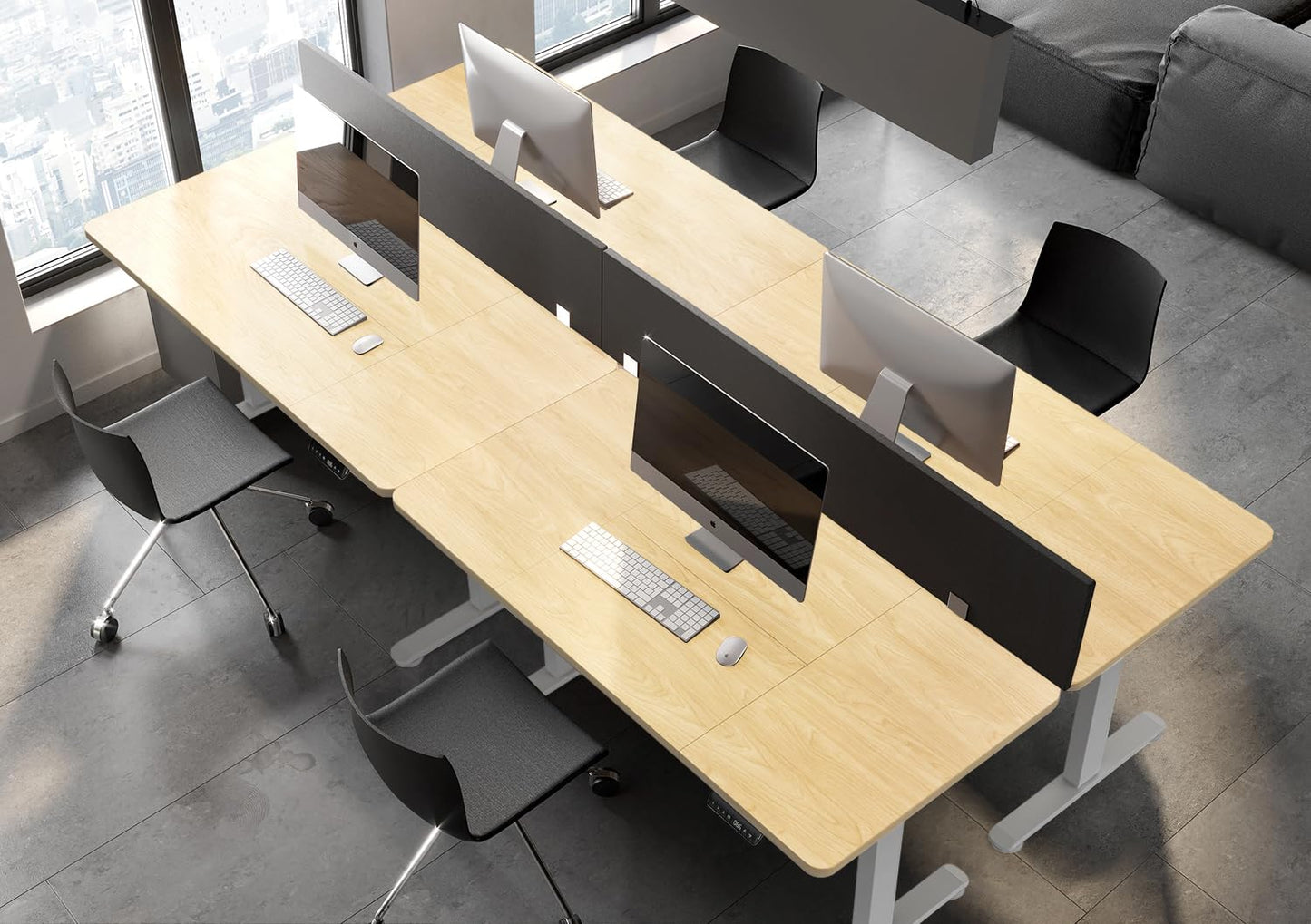 - Homall Electric Standing Desk | 140x70cm | Height Adjustable Desk | USB Charging -