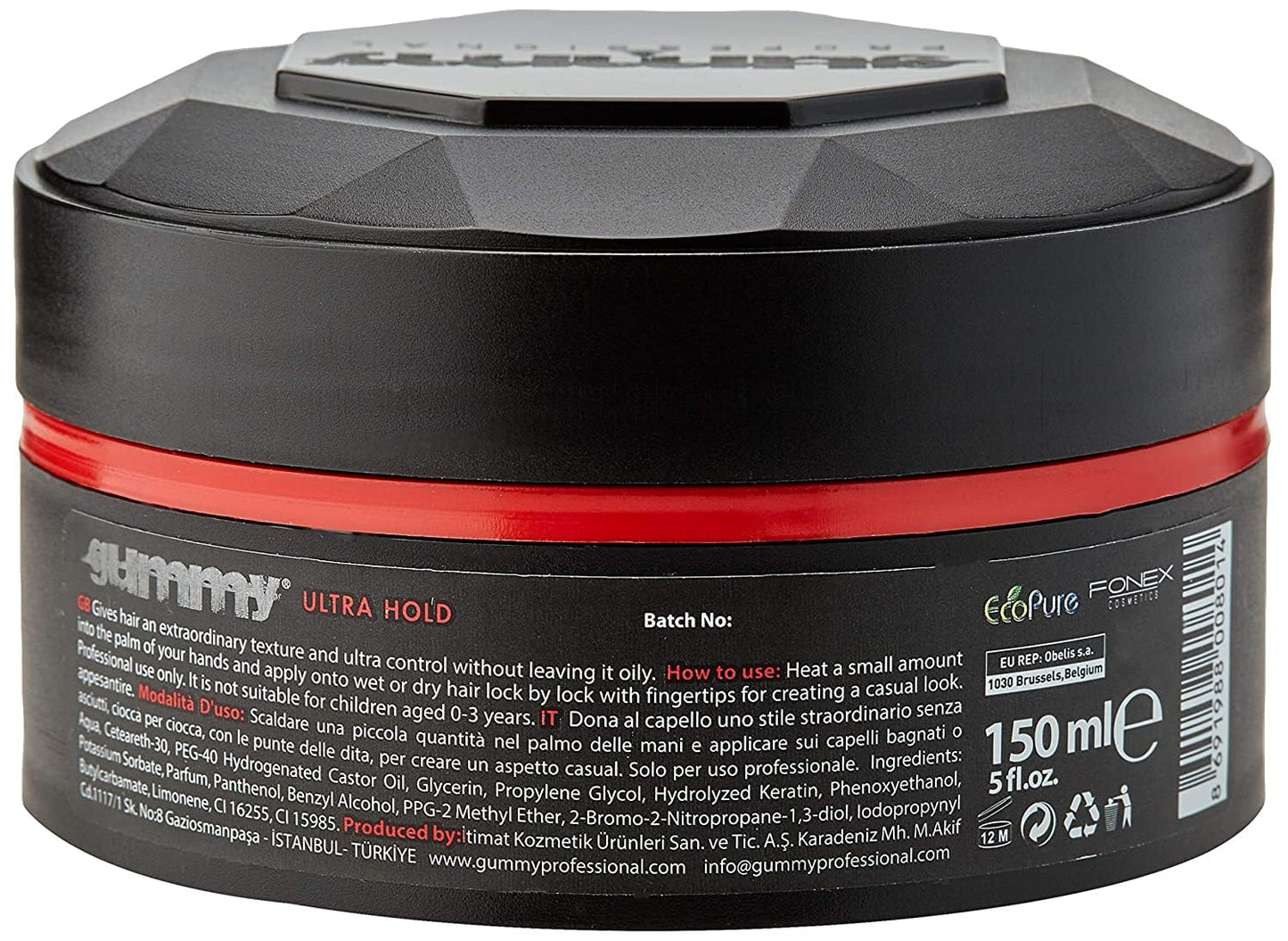 - Gummy Styling Wax | 150 ml | Ultra Hold -