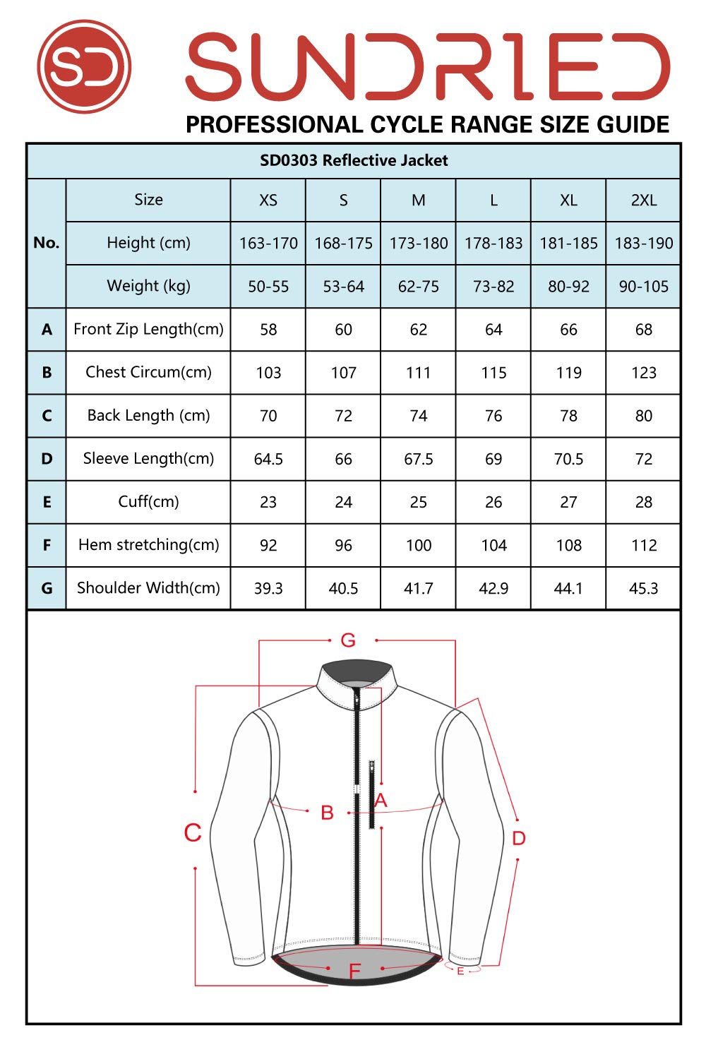 - Sundried Ultra Reflective| 360 degree Cycling Jacket -
