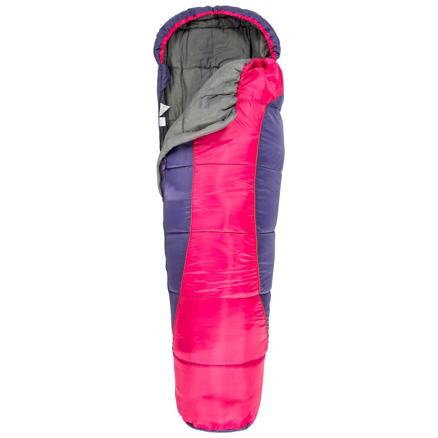 - Trespass Unisex-Youth BUNKA 3 Season Sleeping Bag | 170 x 65 x 45 cm |Purple -