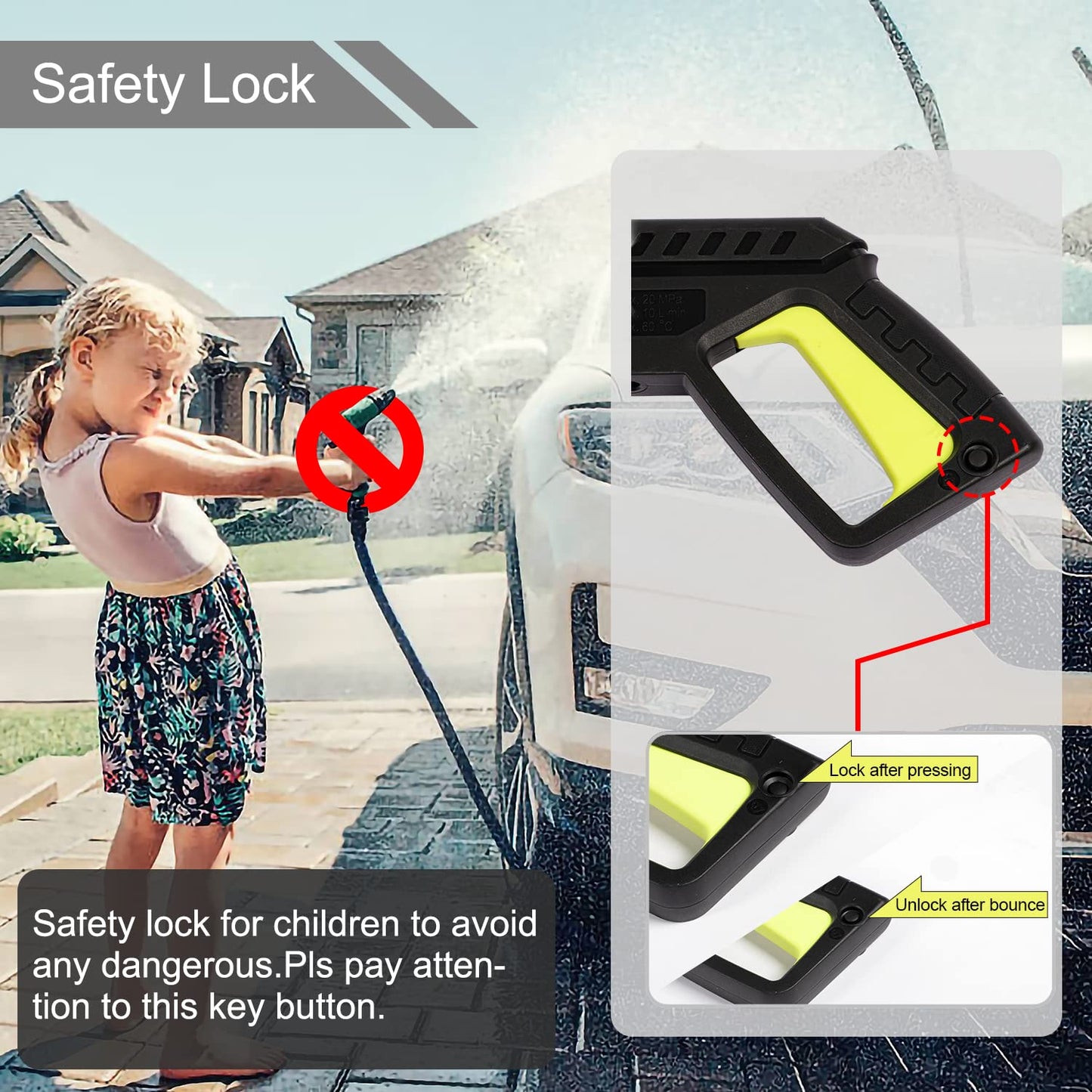 - Pressure Washer | 2200W 165bar 450L/H Electric Jet Washer -