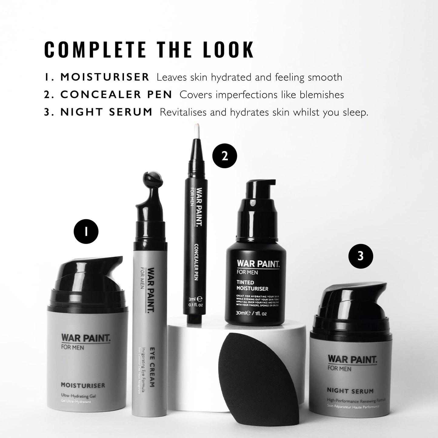 - Warpaint for Men Skincare Range Eye Cream