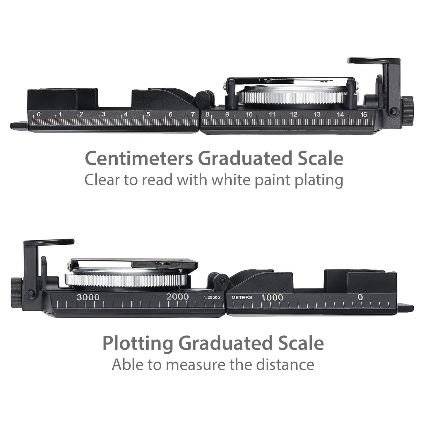 - Proster Compass For Hiking | With Fluorescent Scale Waterproof Sighting -