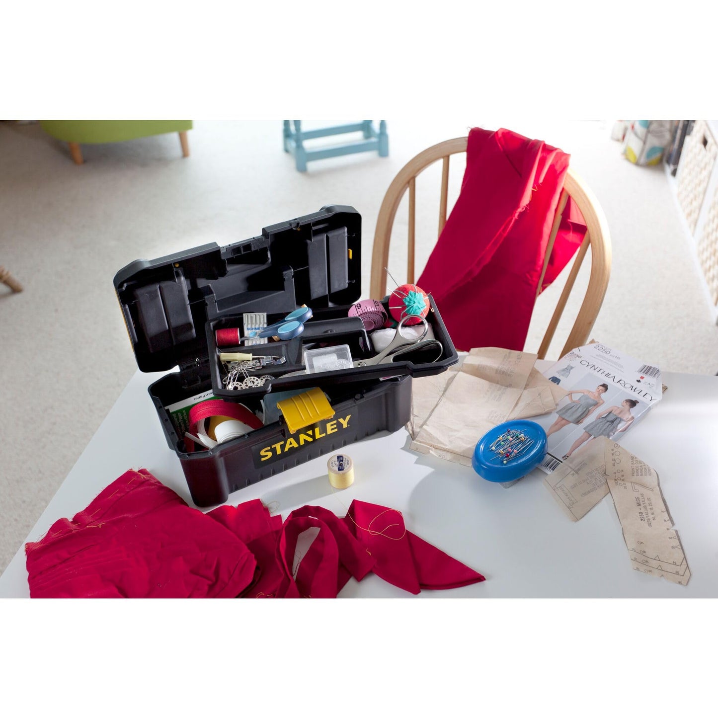 - Stanley STST1-75514 | "Essential" 12.5" Toolbox | Plastic Latches -