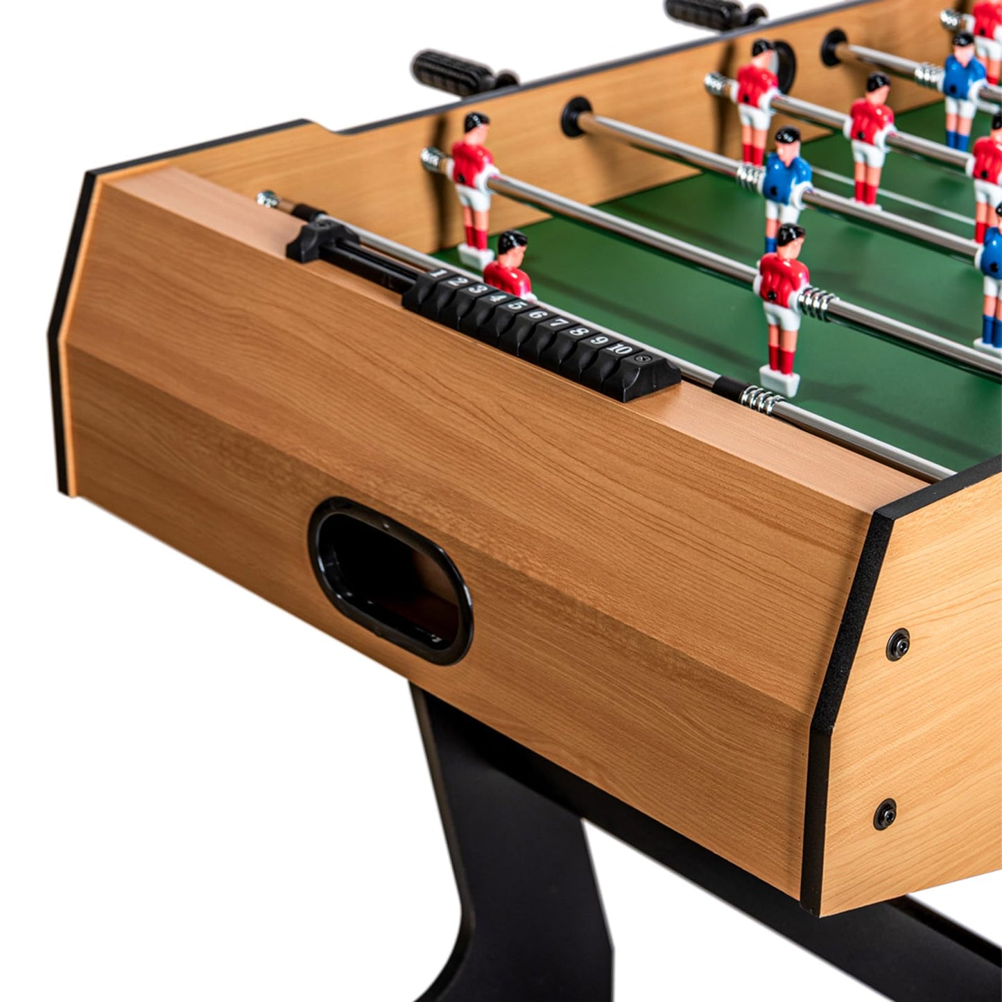 - HLC 4FT Folding Football Table | Foosball Soccer Indoor Game Table -