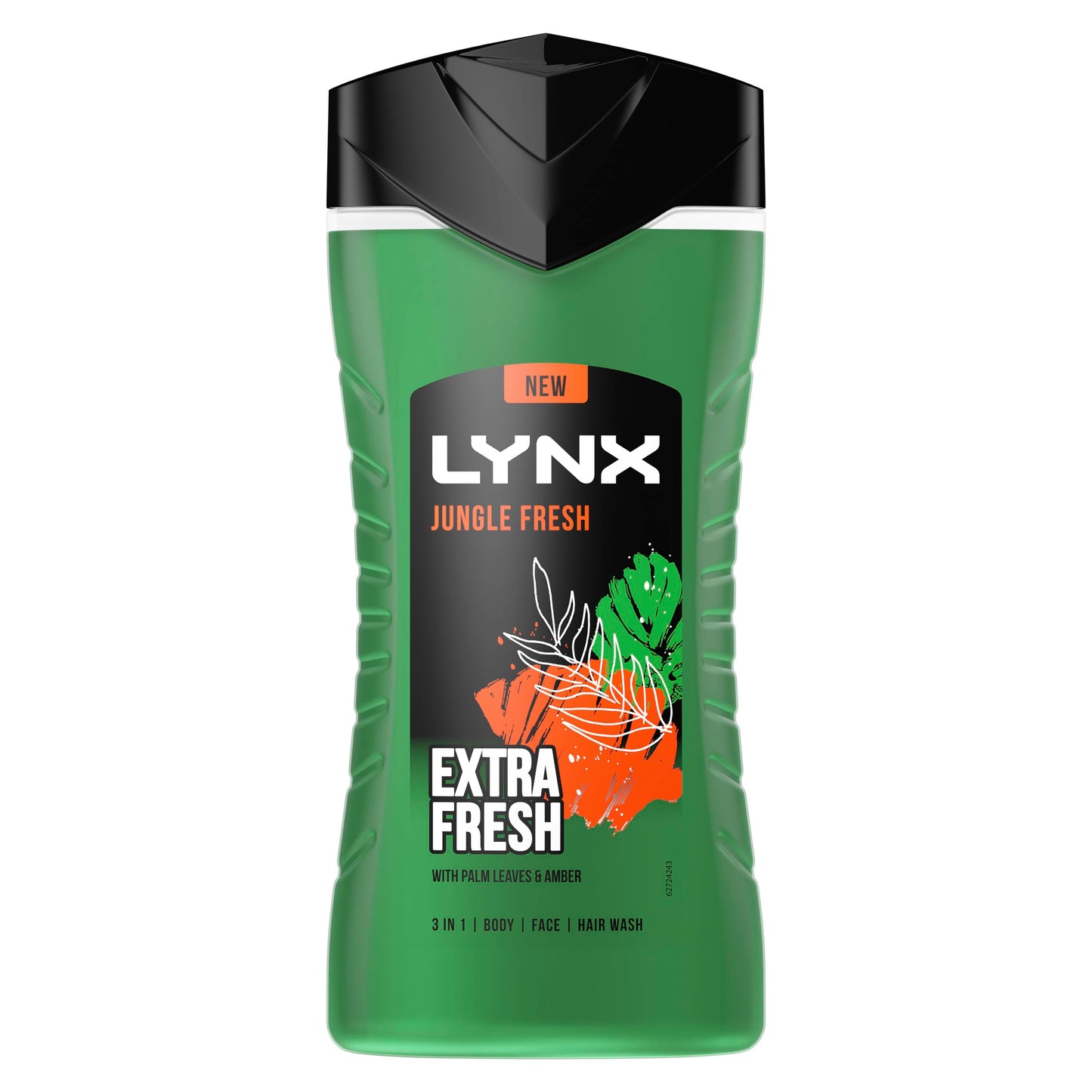 - Lynx Jungle Fresh 3-in-1  | Body Wash hair, face and body cleanser -