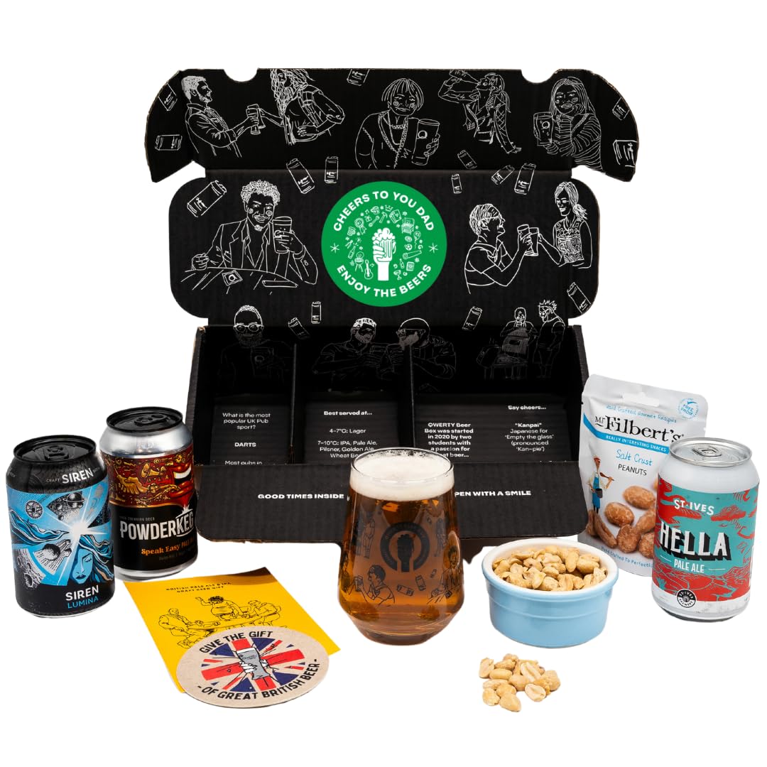 - Premium Cheers Dad Craft Beer Gift Pack | 3x330ml Craft Beer Cans -
