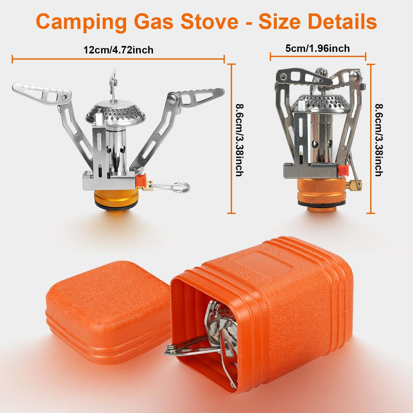 - LAMTOR Backpacking Stove Portable | 3000W Pocket Rocket Camping Stove With Carry Box -