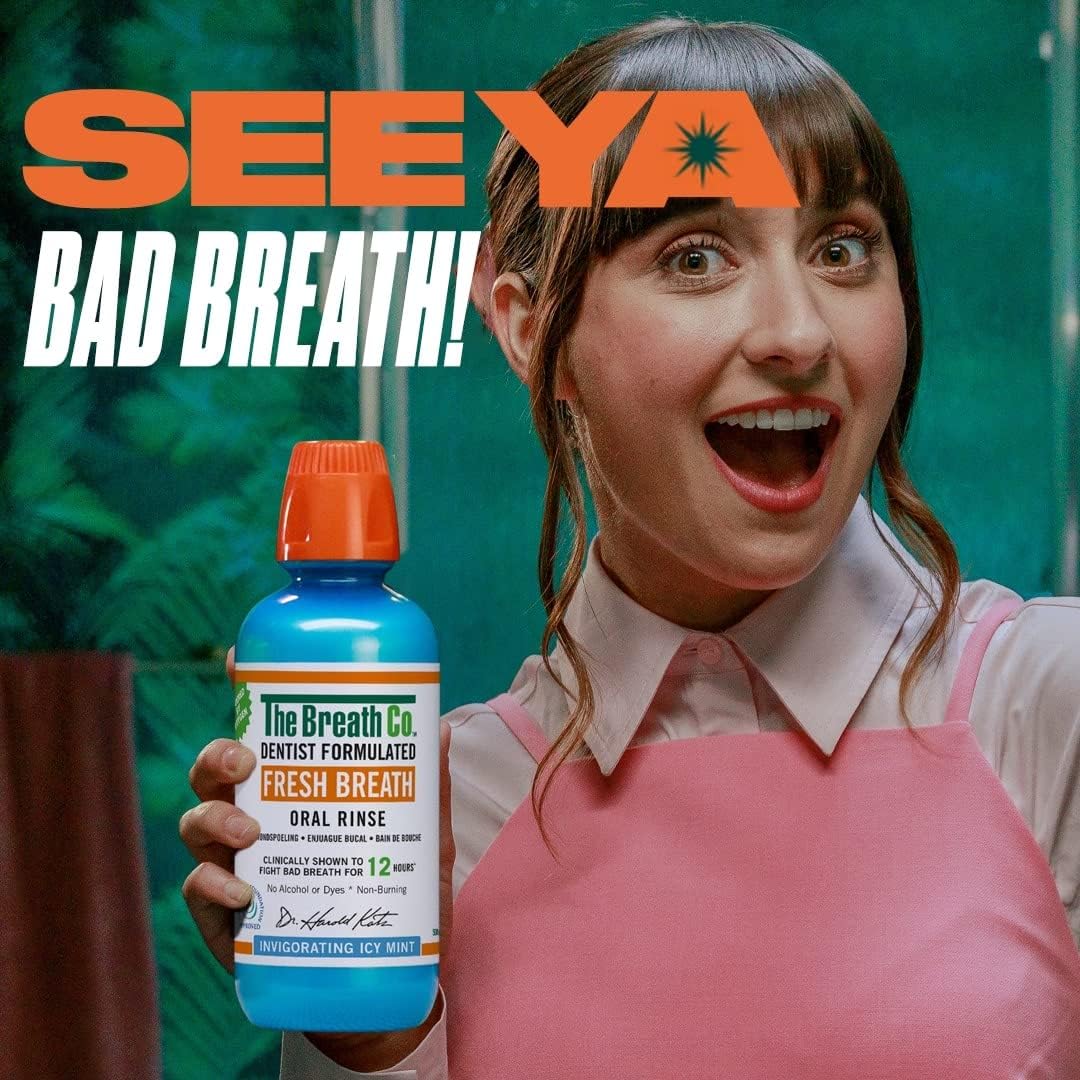 - The Breath Co. Alcohol Free Mouthwash | Dentist Formulated Oral Rinse -
