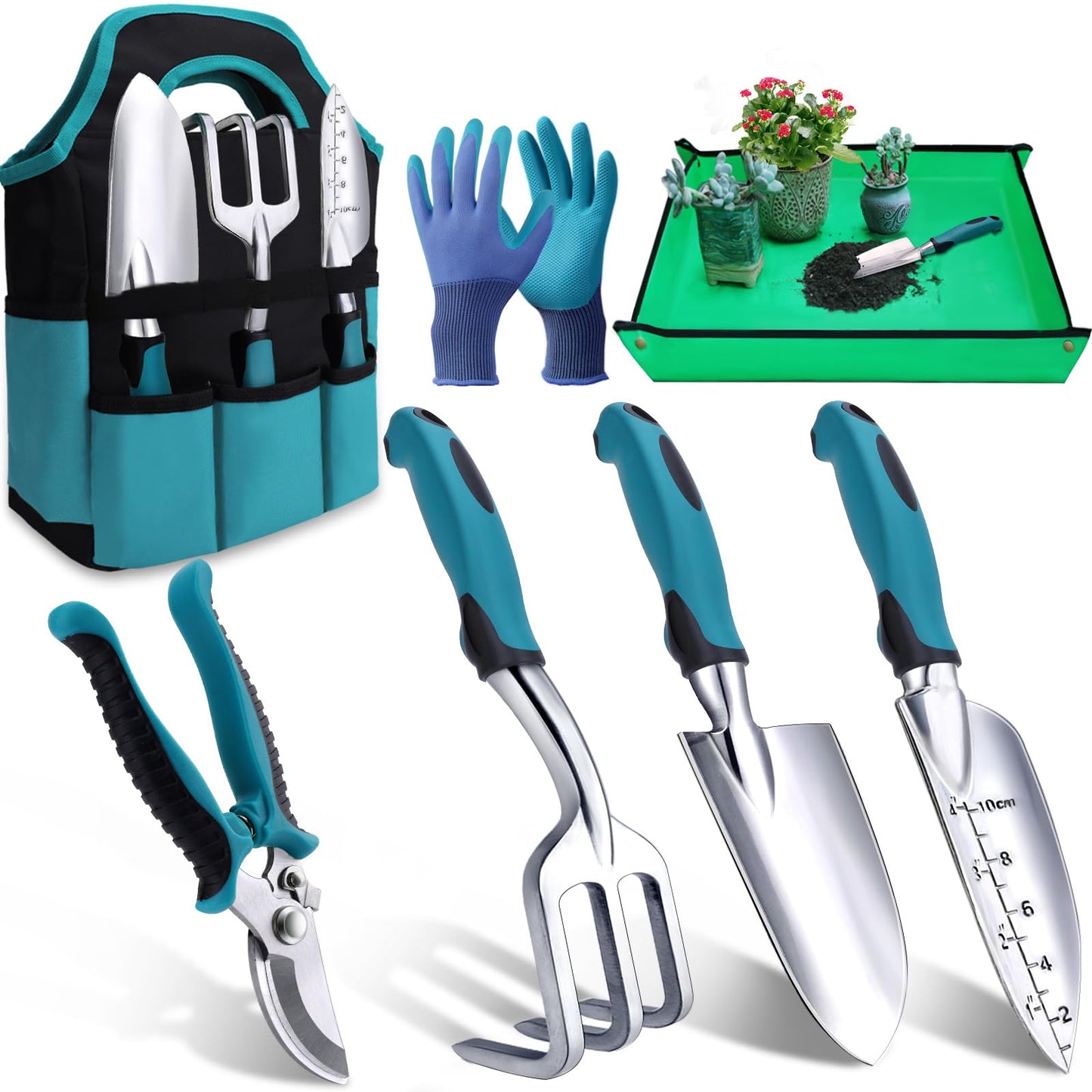 - Kynup Garden Tools Set | 7 Pieces Gardening Hand Tools -