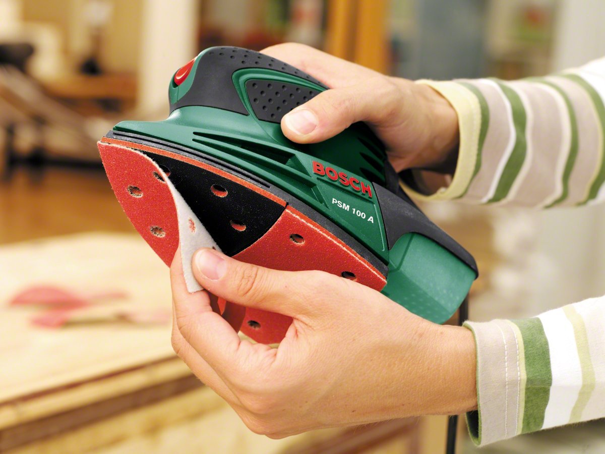 Bosch Multi Sander PSM 100 A (100W, in case)