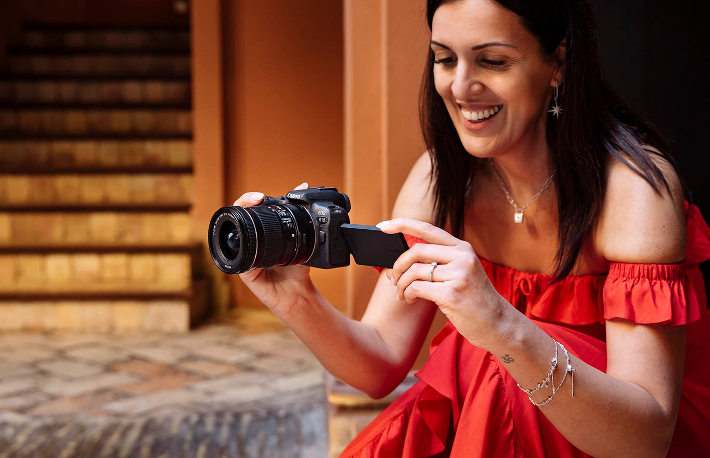 Canon EOS R10 Mirrorless Camera Body - 24.2 MP, APS-C Sensor, up to 4K 60p Video | Wi-Fi & Bluetooth | Dual Pixel CMOS AF II | Light and Compact