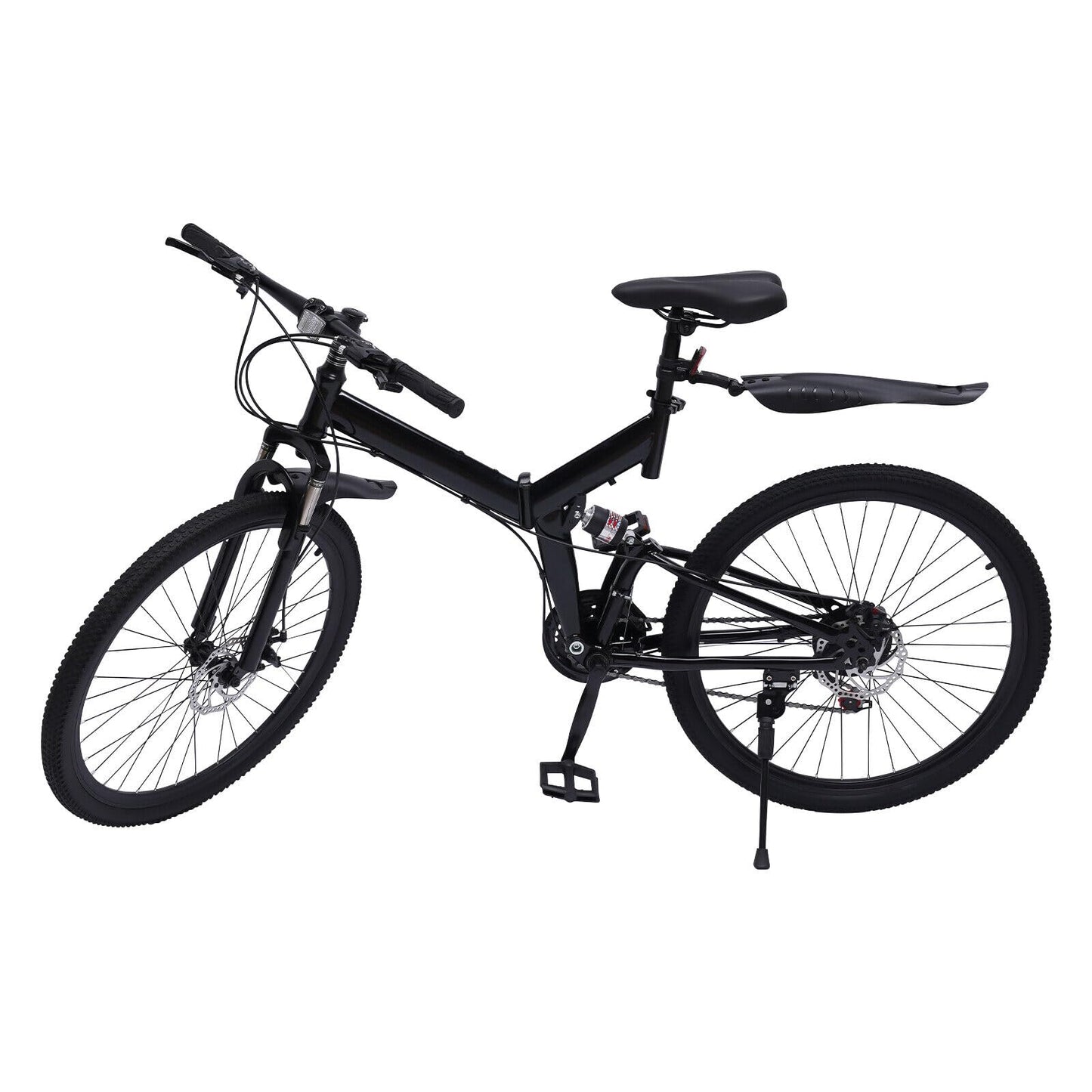 - MINUS ONE Folding Mountain Bike | 26in Mountain Bike 21 Speed Large Size -