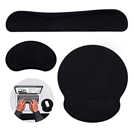 - Keyboard Wrist Rest Pad | WOVTE 3Pcs Wrist Rest Support Set with Mouse Pad -