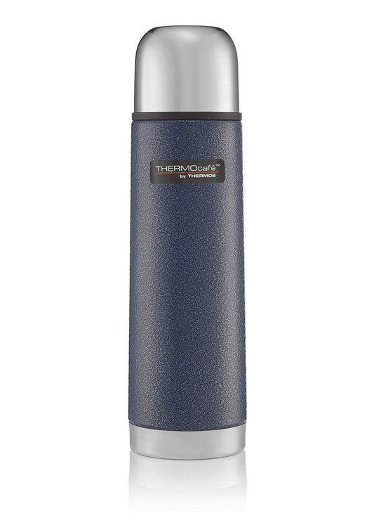 - ThermoCafé | Thermos Stainless Steel Flask | Hammertone Blue -