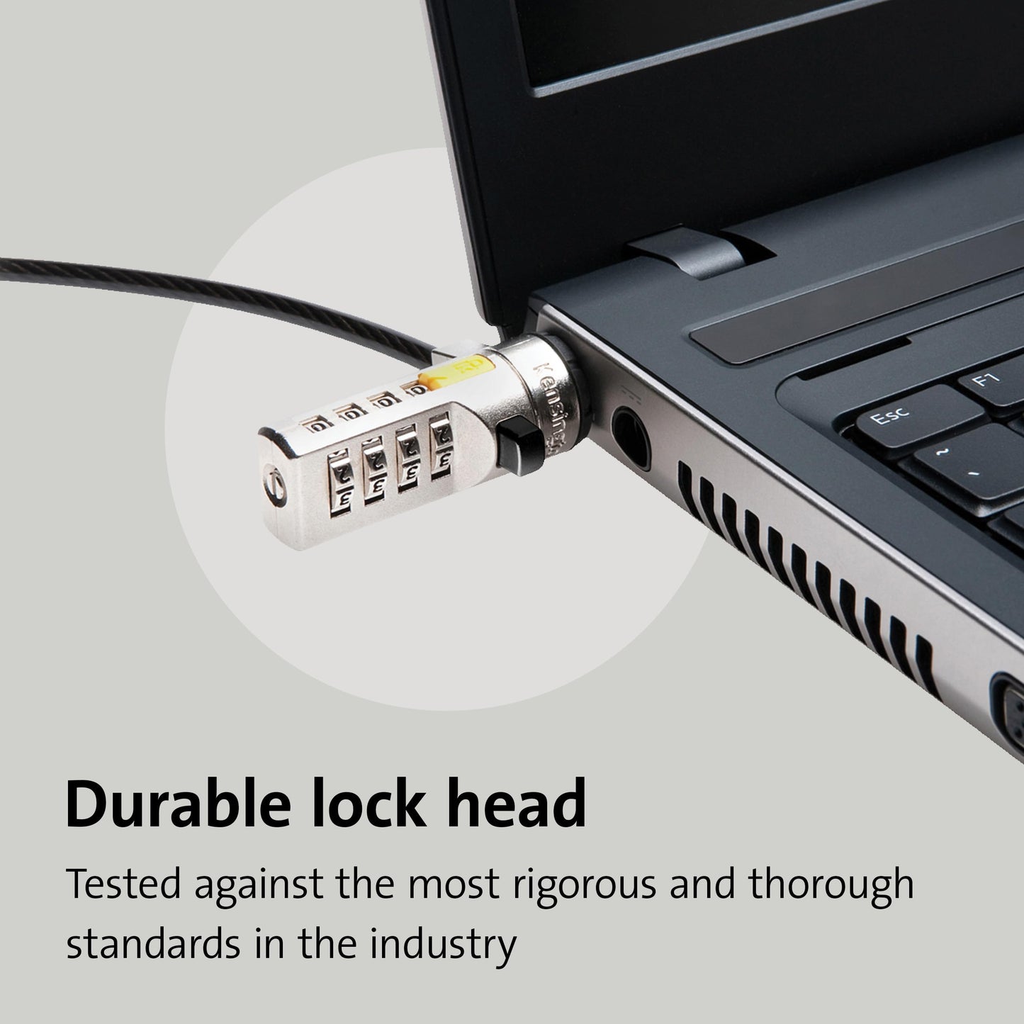 - Kensington Combination Cable Lock For Laptops and Other Devices -