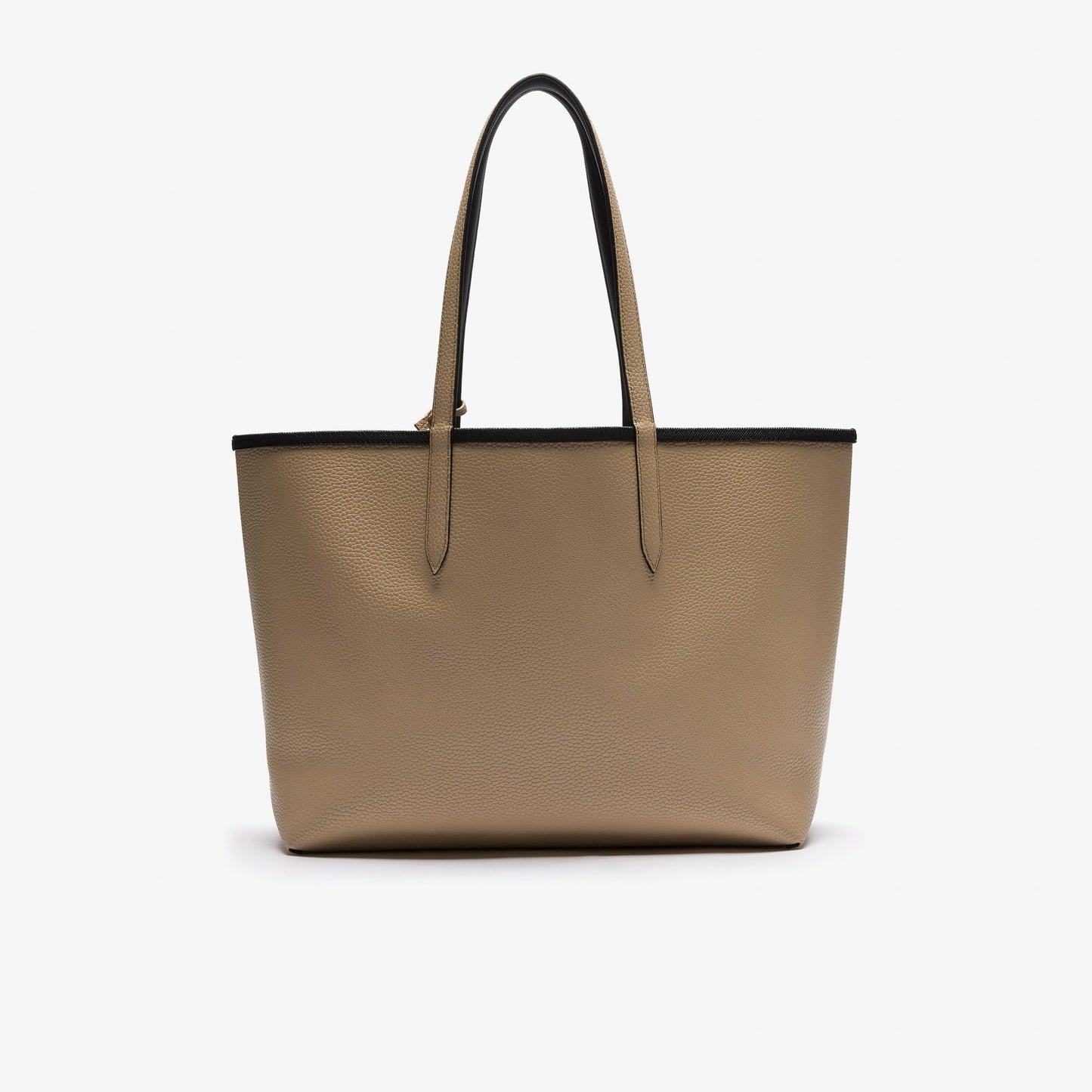 - Lacoste Women's Reversible Tote Bag | Anna Black Warm Sand -