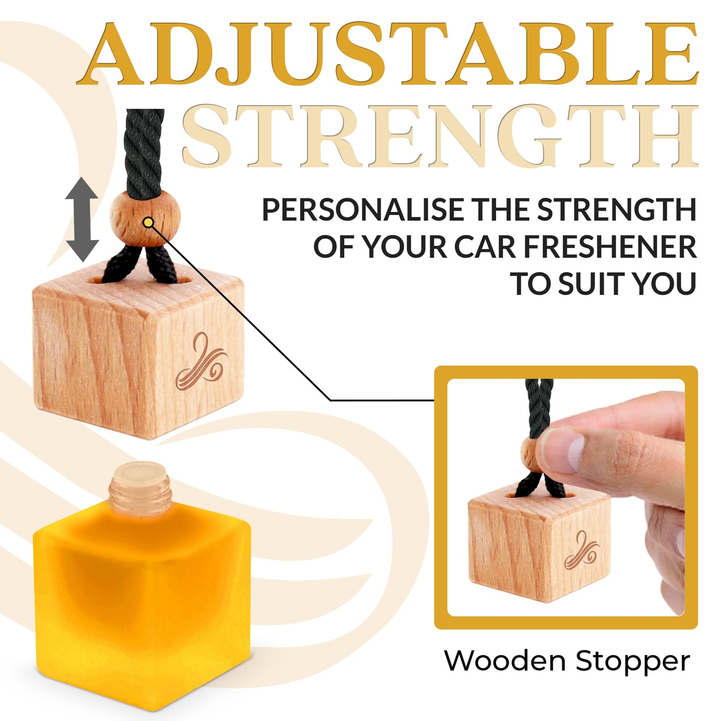 - One Million Car Air Freshener for Men | Car Scents Air Freshener with Vent Clip | Strong Car Perfume Air Freshener with Odour Eliminating Technology | Long Lasting Car Air Freshener -