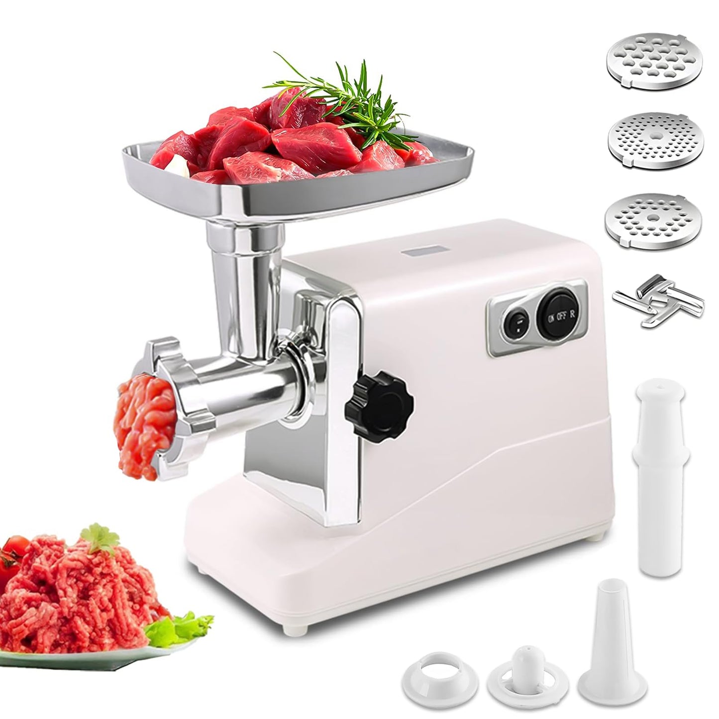 - VNIMTI Meat Grinder Electric, 3500W Meat Mincer Machine -